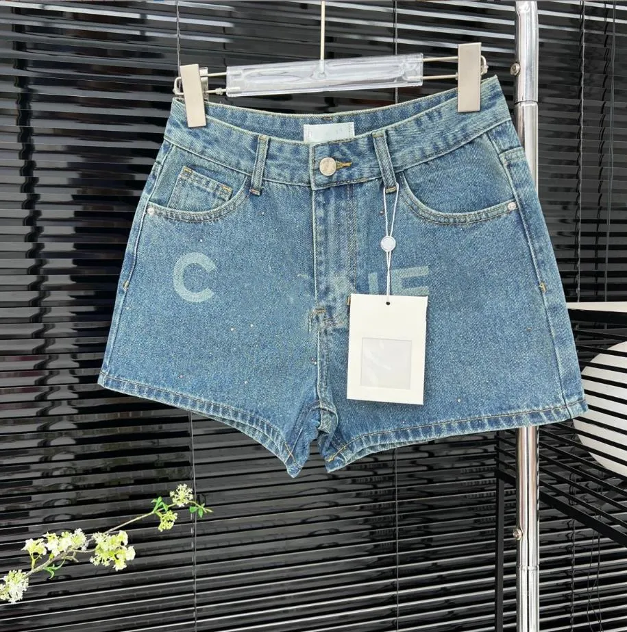 Jeans da donna alla moda di alta qualità per donna Pantaloncini di jeans con jeans a vita alta Taille Haute Donna Donna Jean Femme