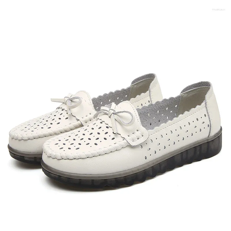 Casual Shoes Women Sandals 2024 Kvinnlig kvinna Summer Wedge Bekväma damer Slip-On Flat Sapato Feminino
