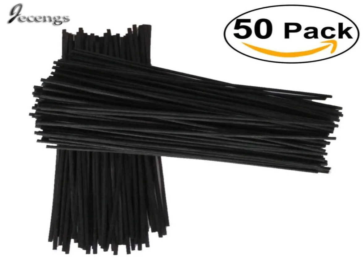 50 bastoncini di ricambio per diffusori di fragranze in rattan nero da 300 mm 35MM2832610