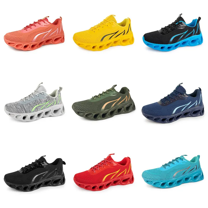 Männer Frauen Zehn Laufschuhe GAI Schwarz Marineblau Hellgelb Herren Trainer Sport Leichte Atmungsaktive Wanderschuhe Trendings