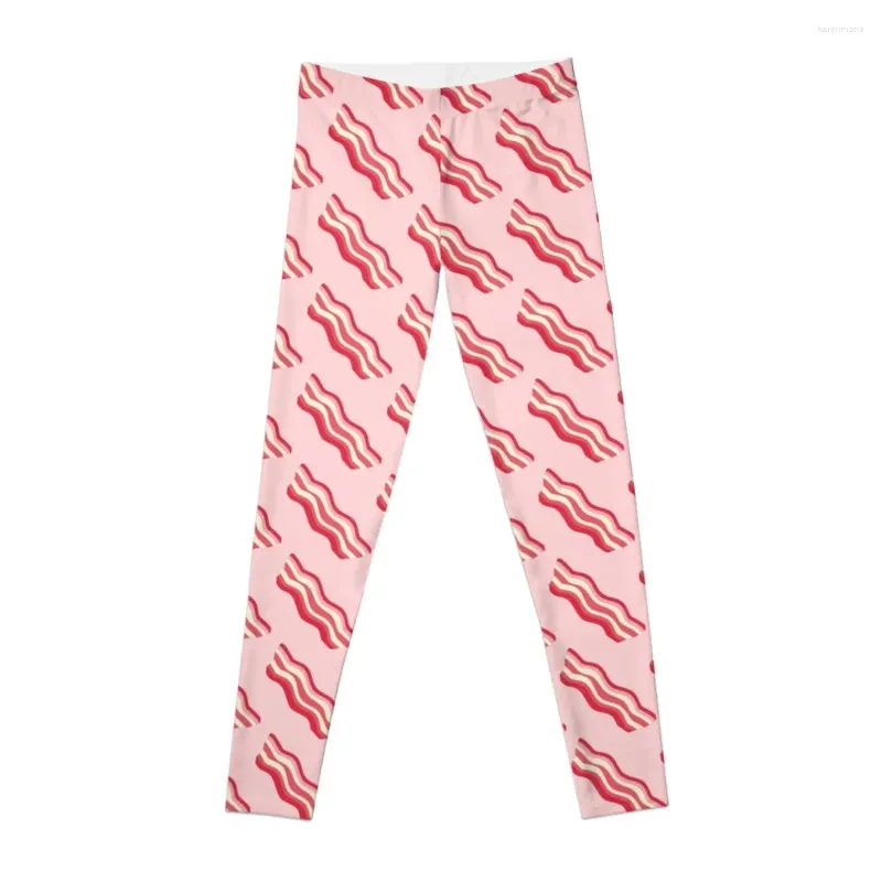 Amantes de bacon de calças ativas!(ROSA) Leggings Esportivas Femininas Legging Sexy Mulher Camisas Academia Feminina