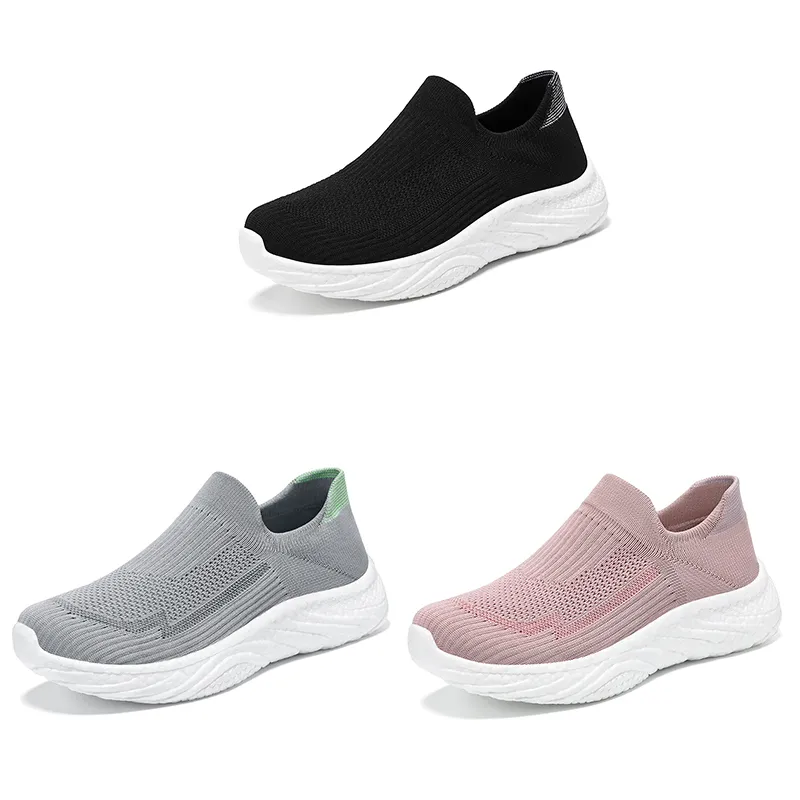 Scarpe da donna 2024 Nuove scarpe sportive per il tempo libero Scarpe da corsa Suola Scarpe pigre Edizione coreana Tendenza Volare Tessitura One Step Scarpe singole GAI 017 XJ