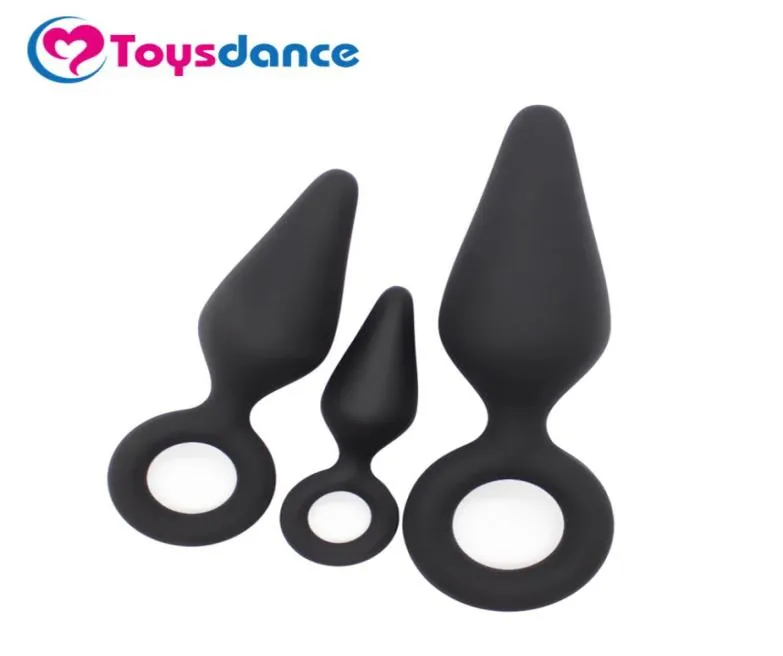 Toysdance 100 Silikon Malzeme Popo Tapası Halka Yetişkin Anal Seks Toys Unisex Ürünleri Su Geçirmez Pürüzsüz Anüs Masajı S97816943