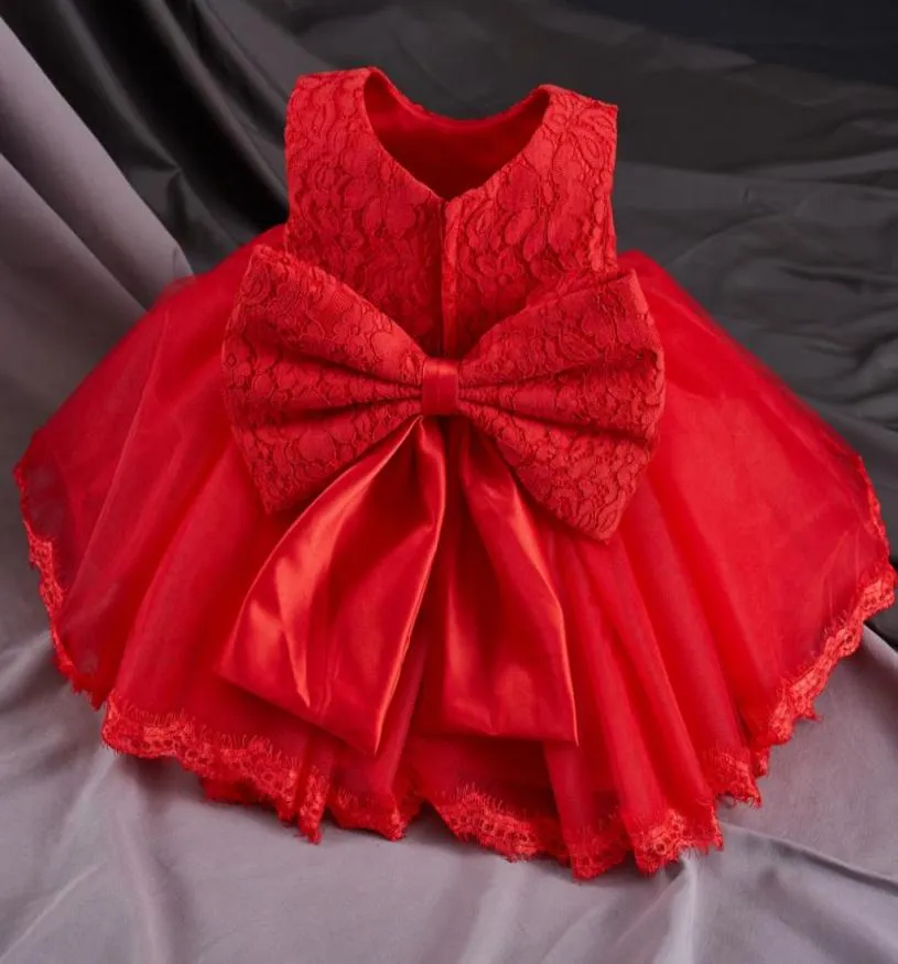 Été bébé fille robe de baptême infantile robe de princesse 1er anniversaire tenues enfants enfants vêtements de fête robe fille formelle Vestido6173114