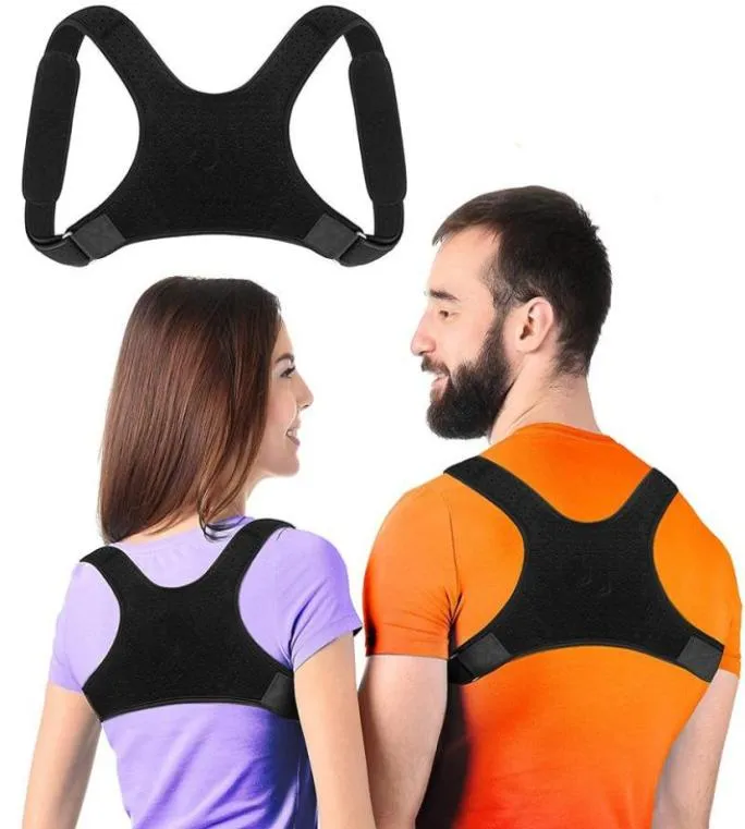 Xshape corretor de postura ajustável, clavícula, costas, suporte de ombro, cinto alisador para homens, mulheres 3450899