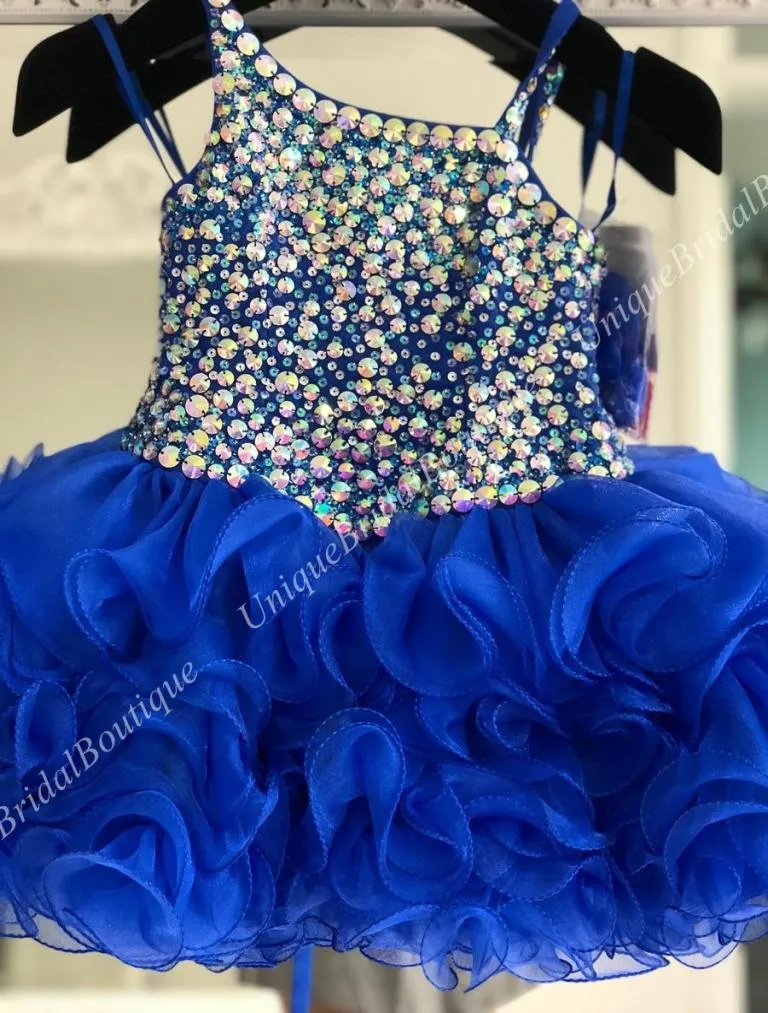 Crianças Pageant Vestidos para Criança Infantil Bebé Little Miss 2019 Único 3088 Royal Cupcake Glitz Crianças Vestidos de Festa de Baile com 8376887