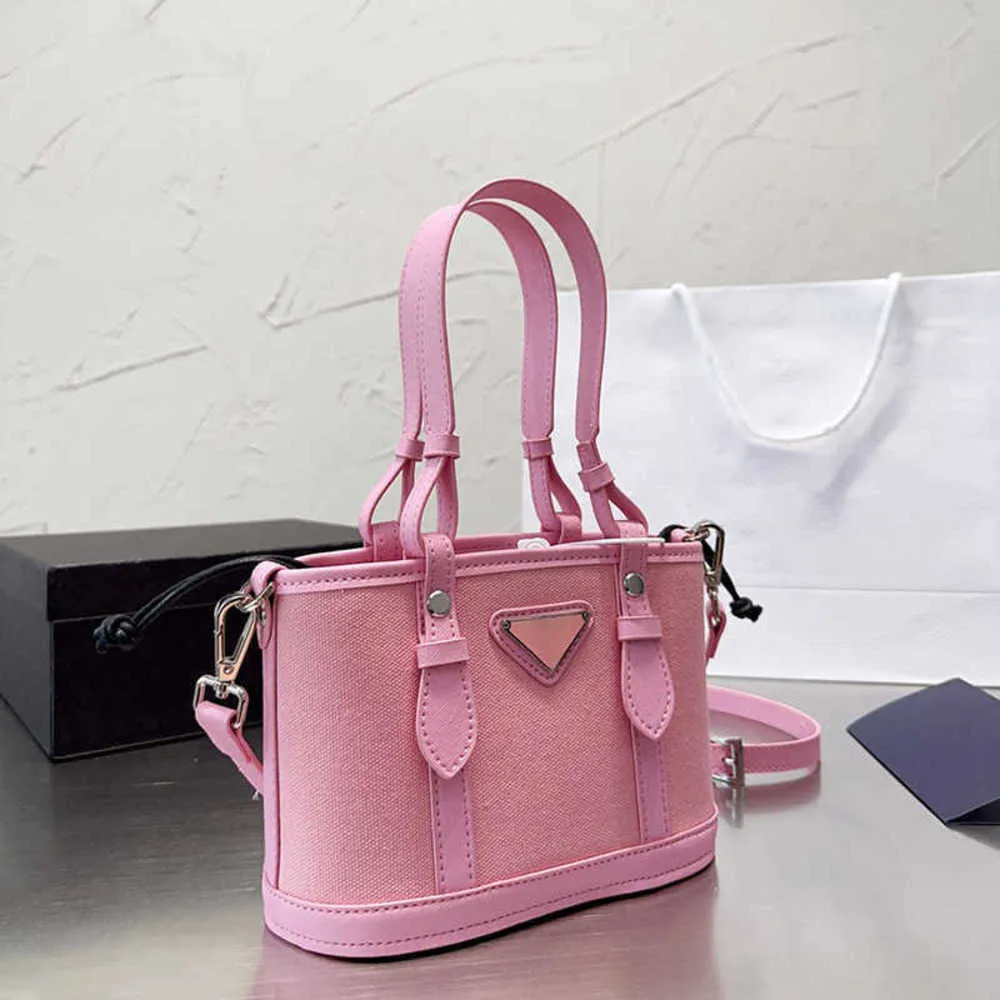 핑크 바구니 가방 디자이너 토트 지갑 핸드백 여성 쇼핑퍼 가방 패션 캔버스 작은 핸드백 고급