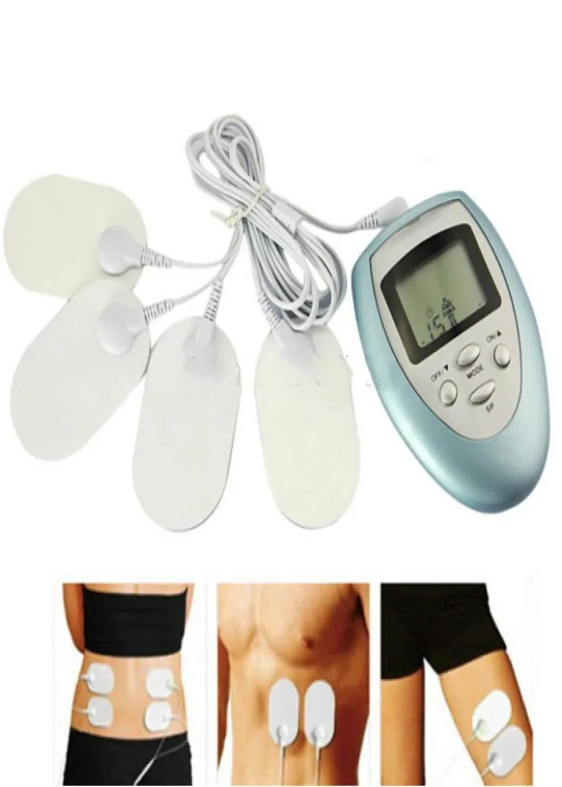 Schudnij Ciało Tens Therapy Massager Massage Piers Masaż tłuszczu Stymulator mięśni Burner Pulse z 16039 LCD Screen2164344