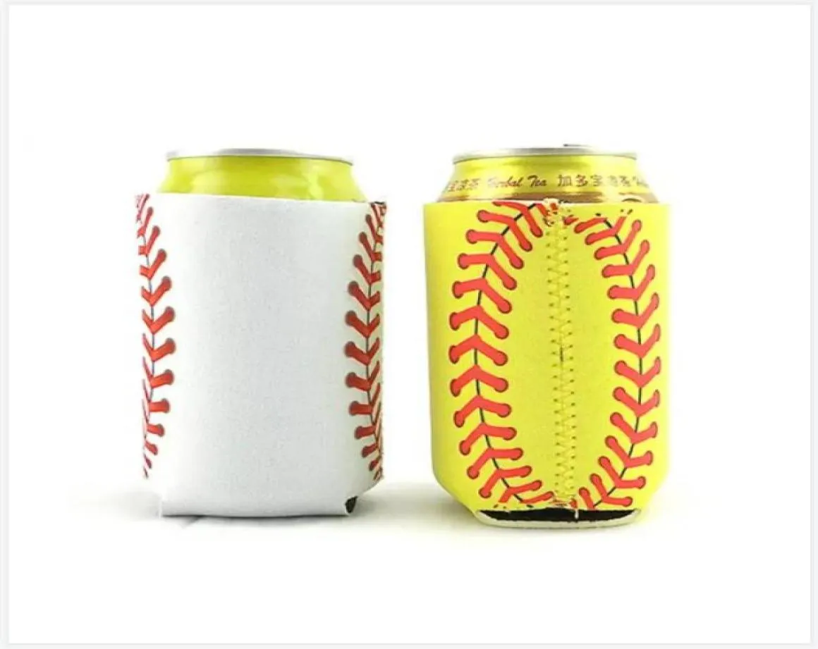 Outdoor Bags Baseball Softball Can Neoprene Beverage Coolers Holder Bottom Beer Cup Cover7397358