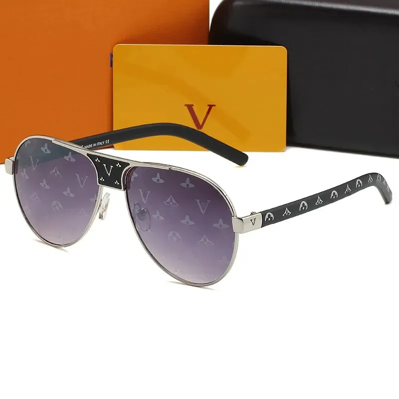 Top Luxus Sonnenbrille Polaroid Objektiv Designer Damen Herren Goggle Senior Brillen für Damen Brillengestell Vintage Metall Sonnenbrille mit A1136