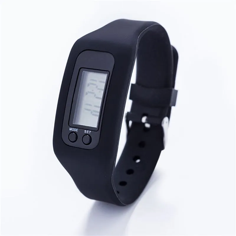 Digital LED Pedometer Smart Multi Watch silicone Run Step Walking Distance Calorie Counter Watch Electronic Bracelet Colorful Pedometers