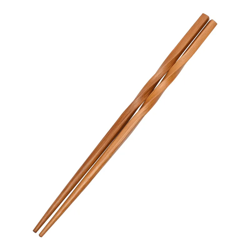 Bamboo Wood Tableware Household Hotels Bamboo Japanese Pointed Chopsticks Carbonized Chopsticks Wholesale LX6373