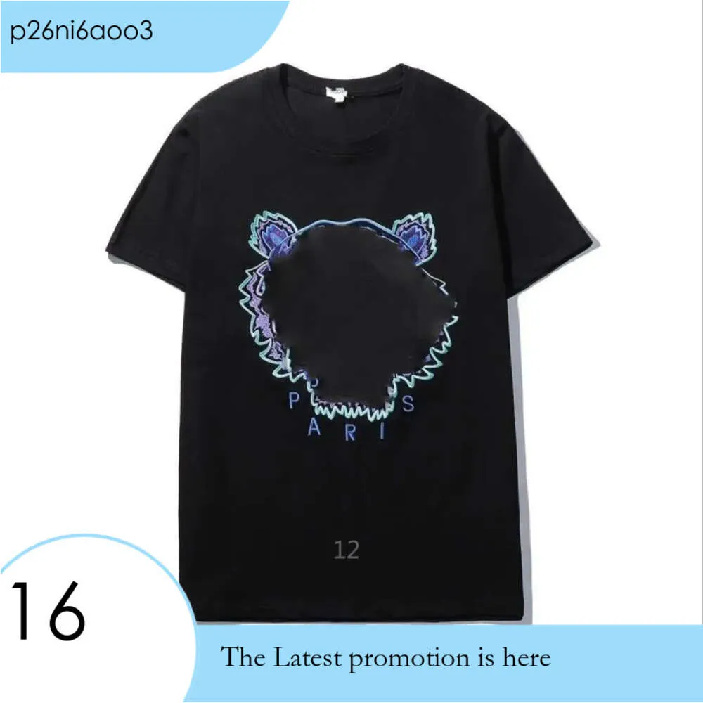 Kenzo Men Men Designer Shird Summer Kenzo Style Tshirts Embroidery with Reals loose tees trend半袖771