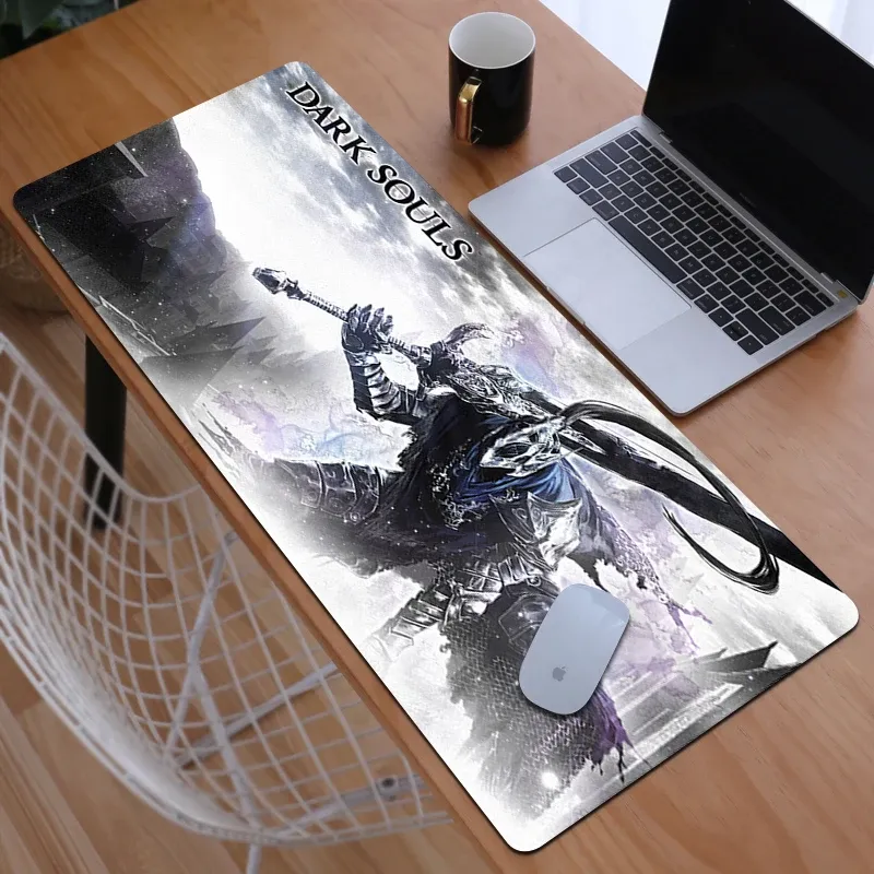 Pad Gaming Pad Dark Souls Armadietto per PC Giochi Tastiera per giocatori Accessori da scrivania Scrivanie per computer Tappetino per mouse Tappetino per mouse Tappetino per anime Tappetini Xxl