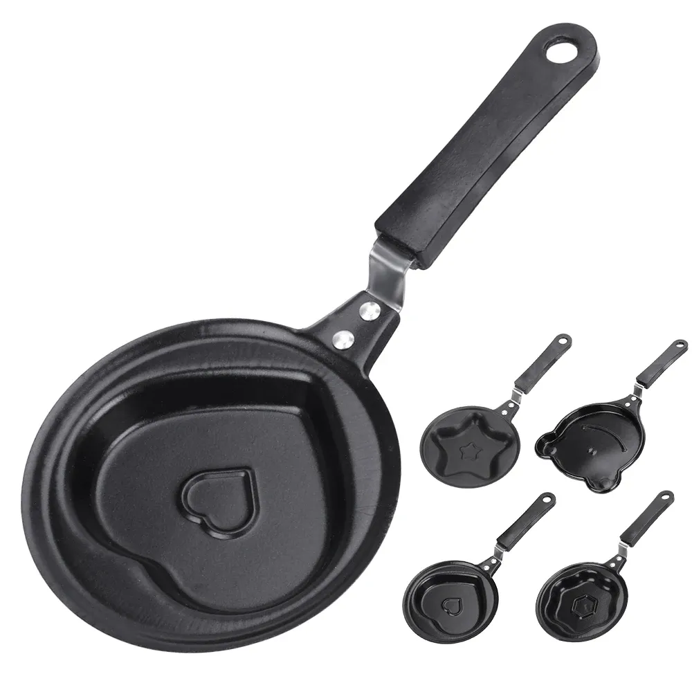 Mini 12 cm Colazione Uovo Pentola Stampo per uova Pan Flip Stampo per frittata Padella antiaderente Pancake Maker Utensili da cucina