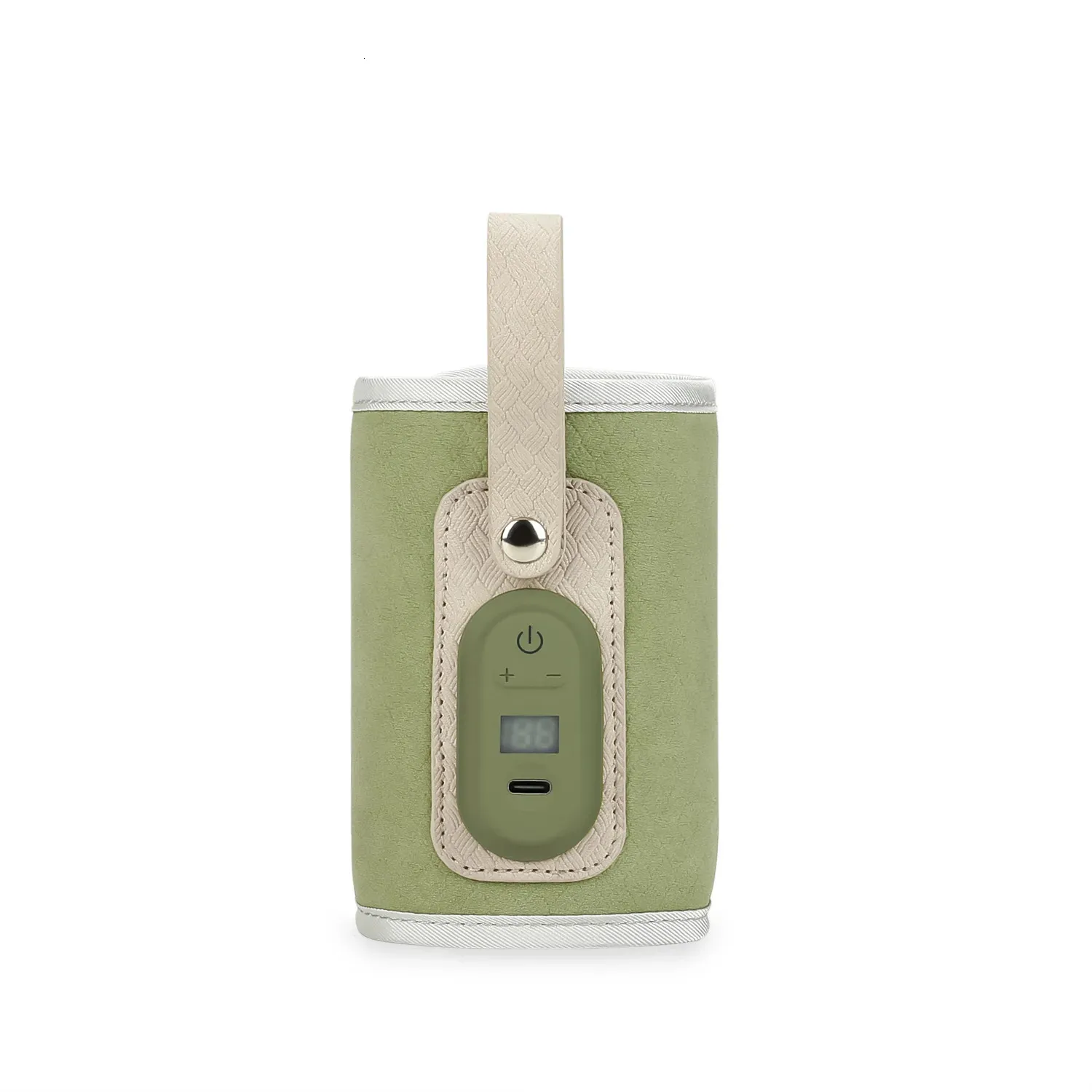Babyflaska varmare väska USB -driven värmare isolerad värmeväska resor bärbar i bilvärmare dricka varm mjölk termostatpåse 240226