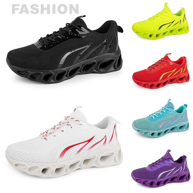 scarpe da corsa da donna per uomo Nero Bianco Rosso Blu Giallo Neon Grigio scarpe da ginnastica da uomo sportive sneakers da ginnastica all'aperto GAI color9