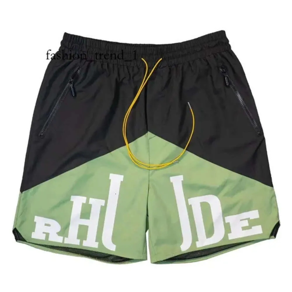 Rhude Shorts Heren Designer Korte Herensets Trainingspakbroeken Los en comfortabel Mode Wees populair 2023 Nieuwe stijl SML Xi Polyester Los Beste kwaliteit Rhude Shirt 3430