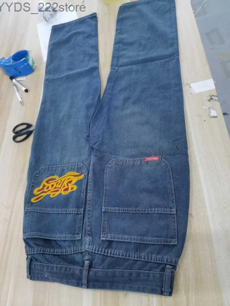Jeans Japanese 2000s Style Baggy JNCO Pants For Women Vintage Y2K Jeans Japanese 2000s Style Baggy JNCO Pants For Women Vintage Y2K