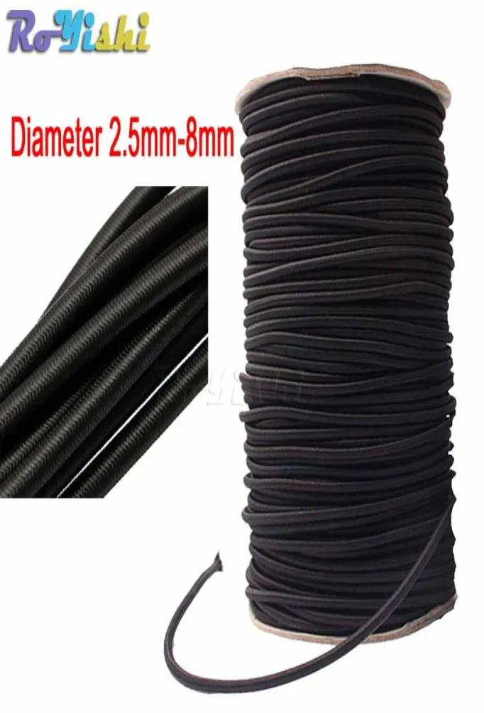10 Meter starkes elastisches Seil Bungee Shock Cord Stretch String für DIY Schmuckherstellung Outdoor-Projekt Zelt Kajak Boot Backage8023797