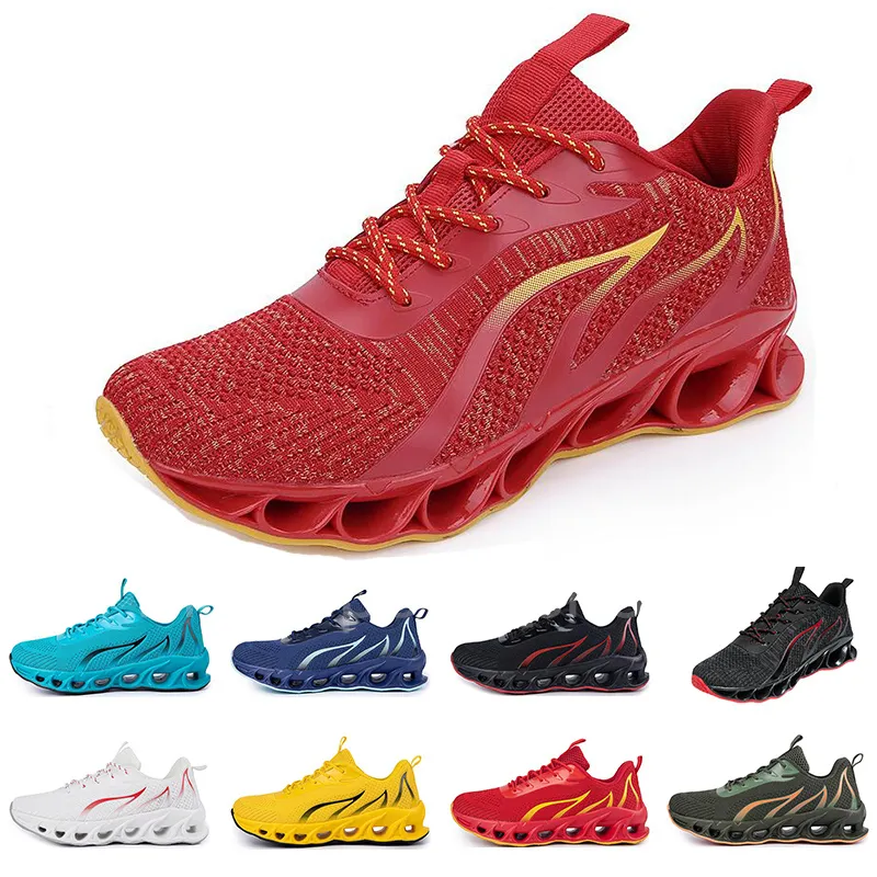 running shoes spring autumn summer blue black red pink mens low top breathable soft sole shoes flat sole men GAI-105