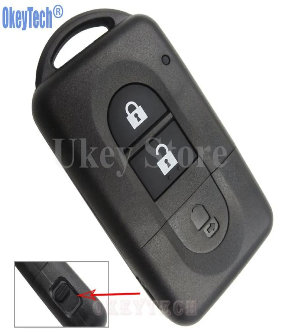 Custodia Fob per chiave a distanza sostitutiva a 2 pulsanti per Nissan Micra Xtrail Qashqai Juke Duke Navara 8670996