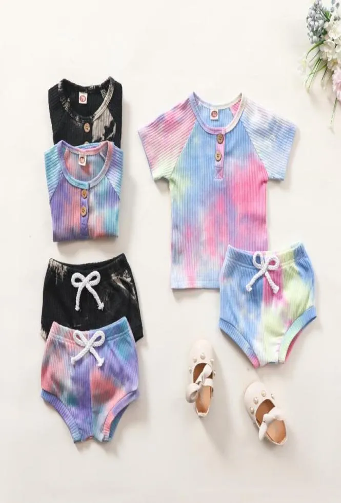 Vendita al dettaglio intero completo per neonati neonati 2 pezzi completi set pantaloni in cotone tshirtpp tute tute per bambini Designer Abbigliamento Bambini 5238443