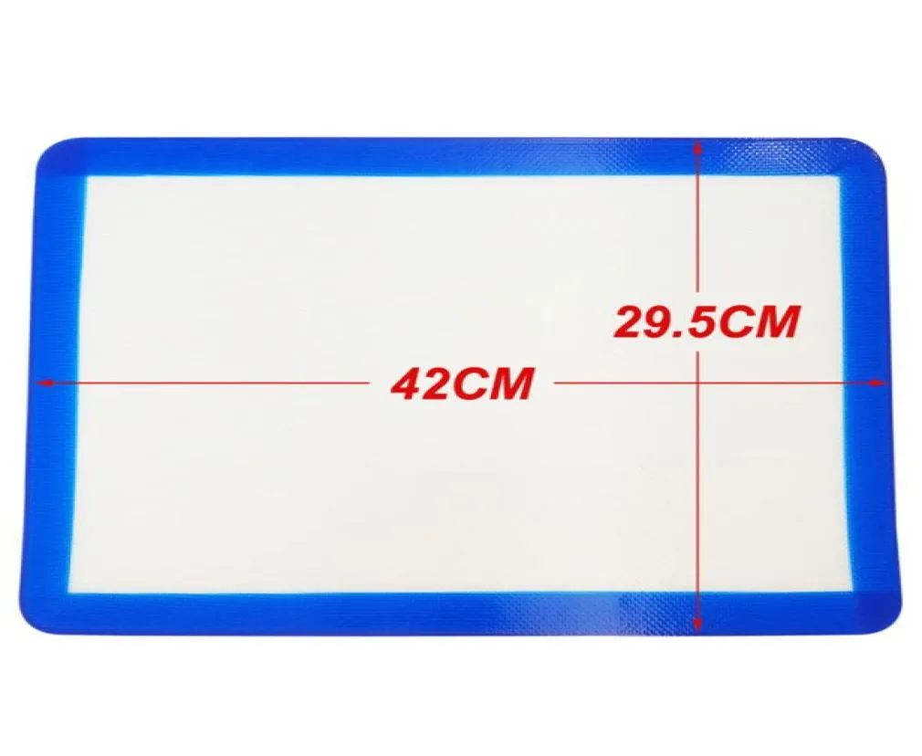 FDA goedgekeurd Food grade 42X295CM anti-aanbak olie siliconen mat schar bho wax mat met siliconen en glasvezel constructie Custo5717571