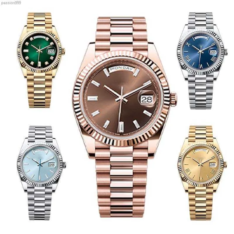 Designer de montre de date de jour pour hommes femmes montres de haute qualité Daydate luxe mouvement automatique montres-bracelets mécaniques u2Oy #