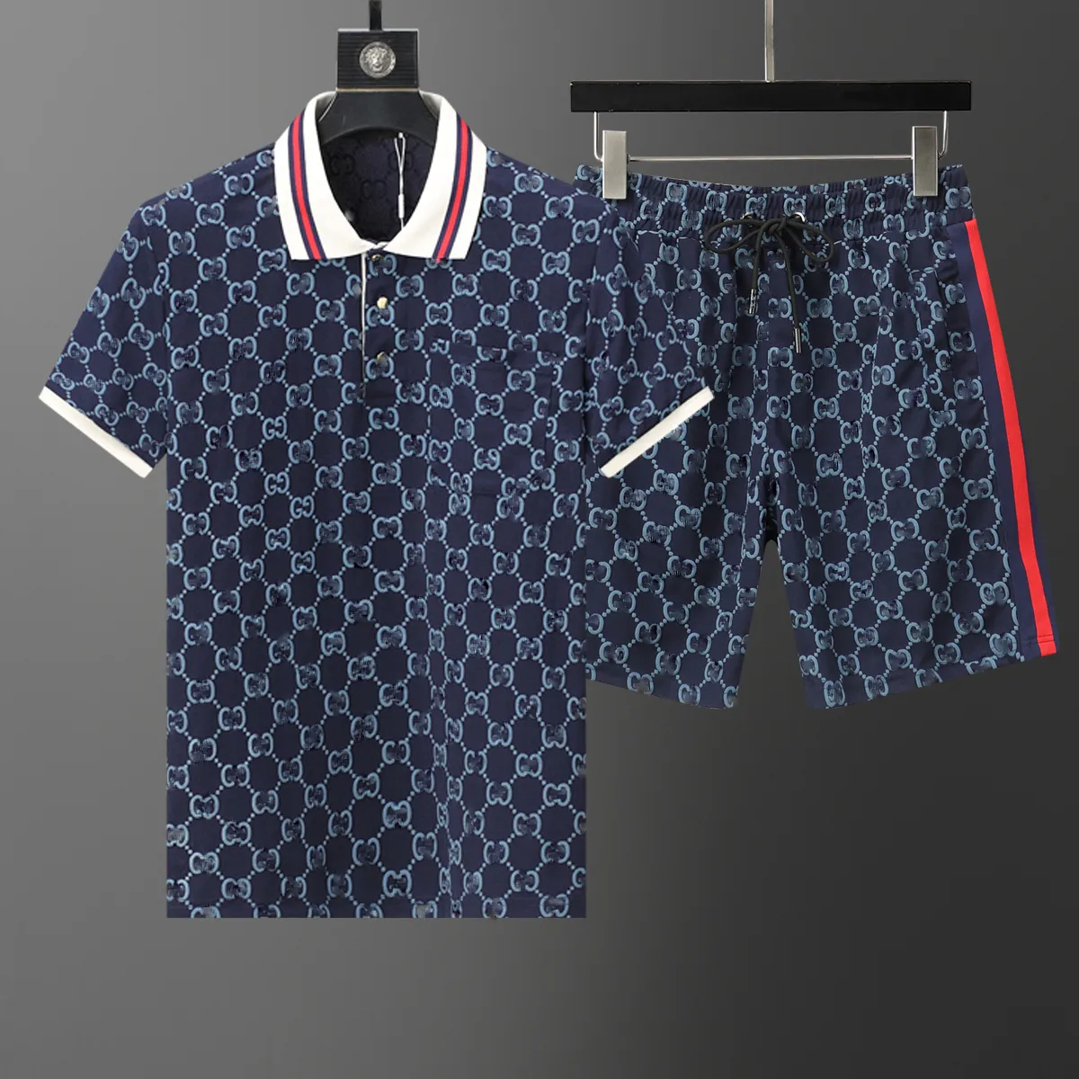 2024 nieuwe zomer trainingspak met korte mouwen T-shirt een korte broek een designer trainingspak voor mannen en vrouwen Casual sport korte mouwen