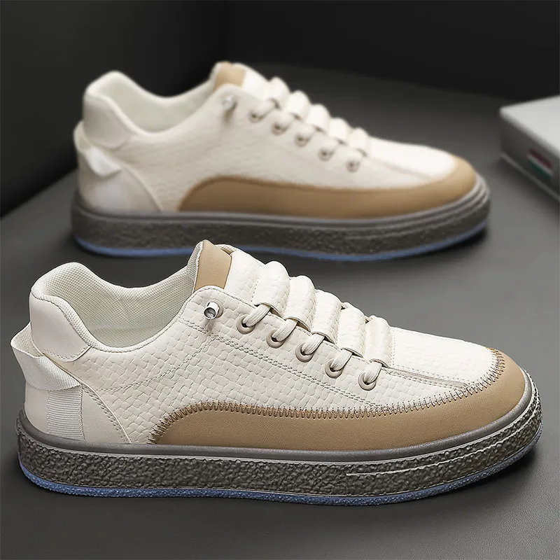 Moins cher hommes femmes chaussures de course basses confort doux noir blanc gris Beige marron bleu marine hommes formateurs baskets de sport GAI