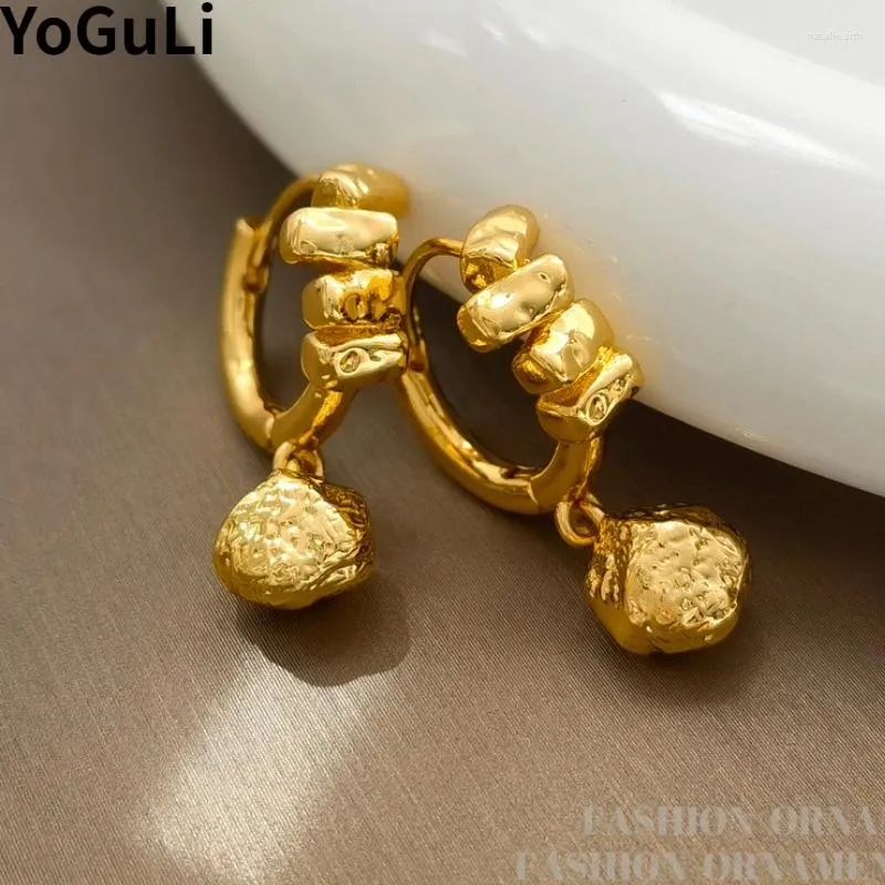Kolczyki Dangle Trendy biżuteria Sprzedaż Wysokiej jakości mosiężna kropla złota dla kobiet dziewczyna impreza