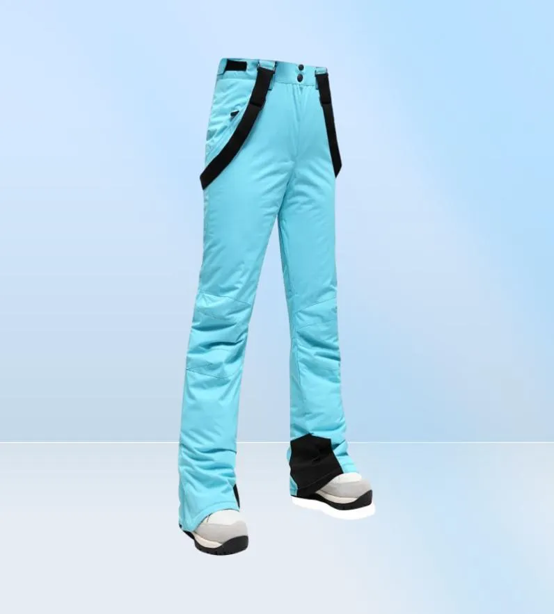 2020 nouveau pantalon de Ski d'hiver femmes en plein air de haute qualité coupe-vent imperméable chaud pantalon de neige hiver Ski snowboard pantalon Brand7821521