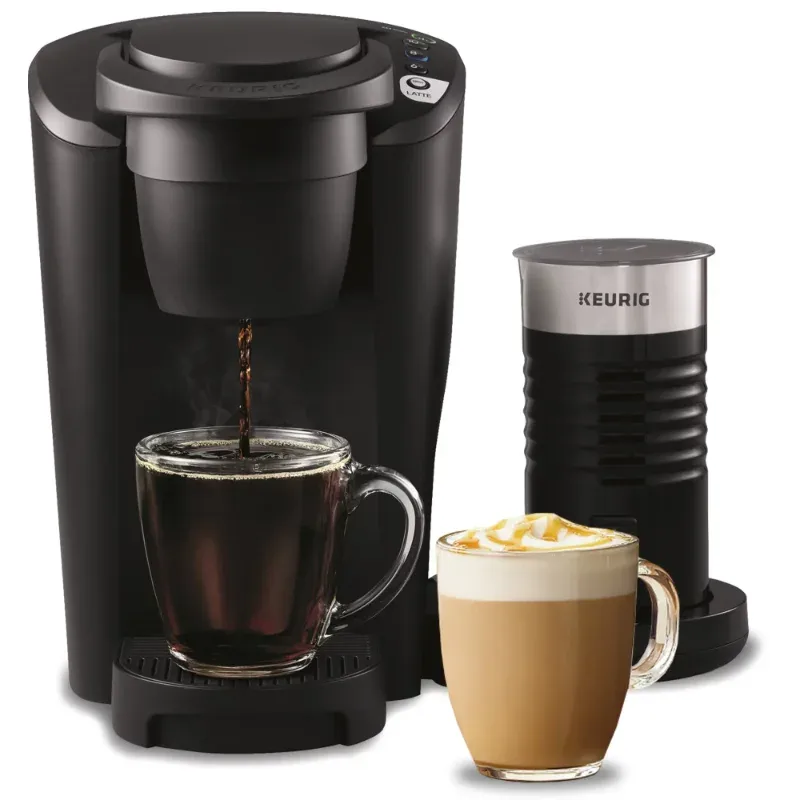 Verktyg Keurig Klatte Single Serve KCUP -kaffe med mjölkskräp, Latte Maker, Black