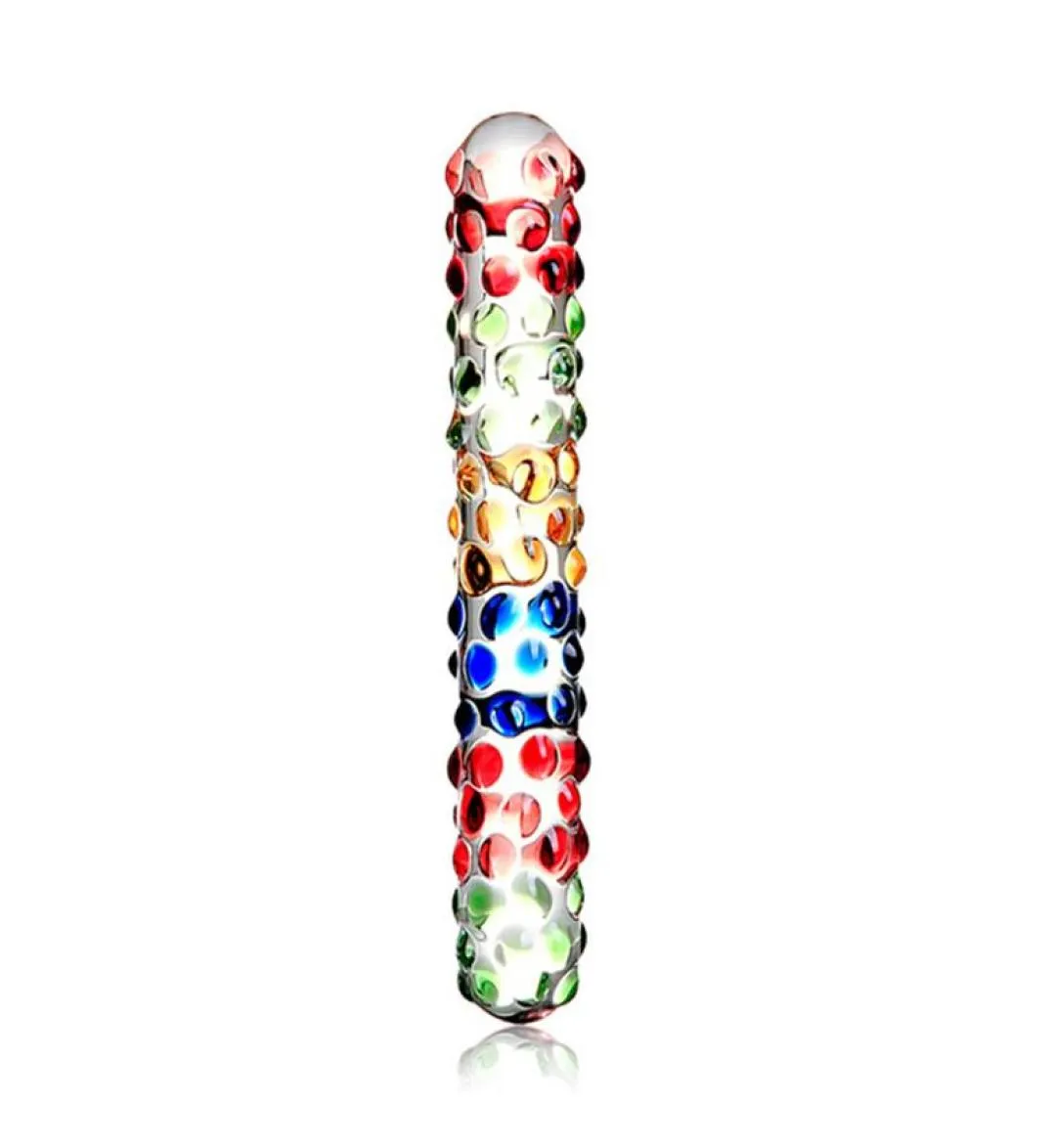 Robust kristall konstgjord penis glas sex leksaker anal dildo rumpa plug pyrex glas falsk kuk vuxen kvinnlig onani för män5637009