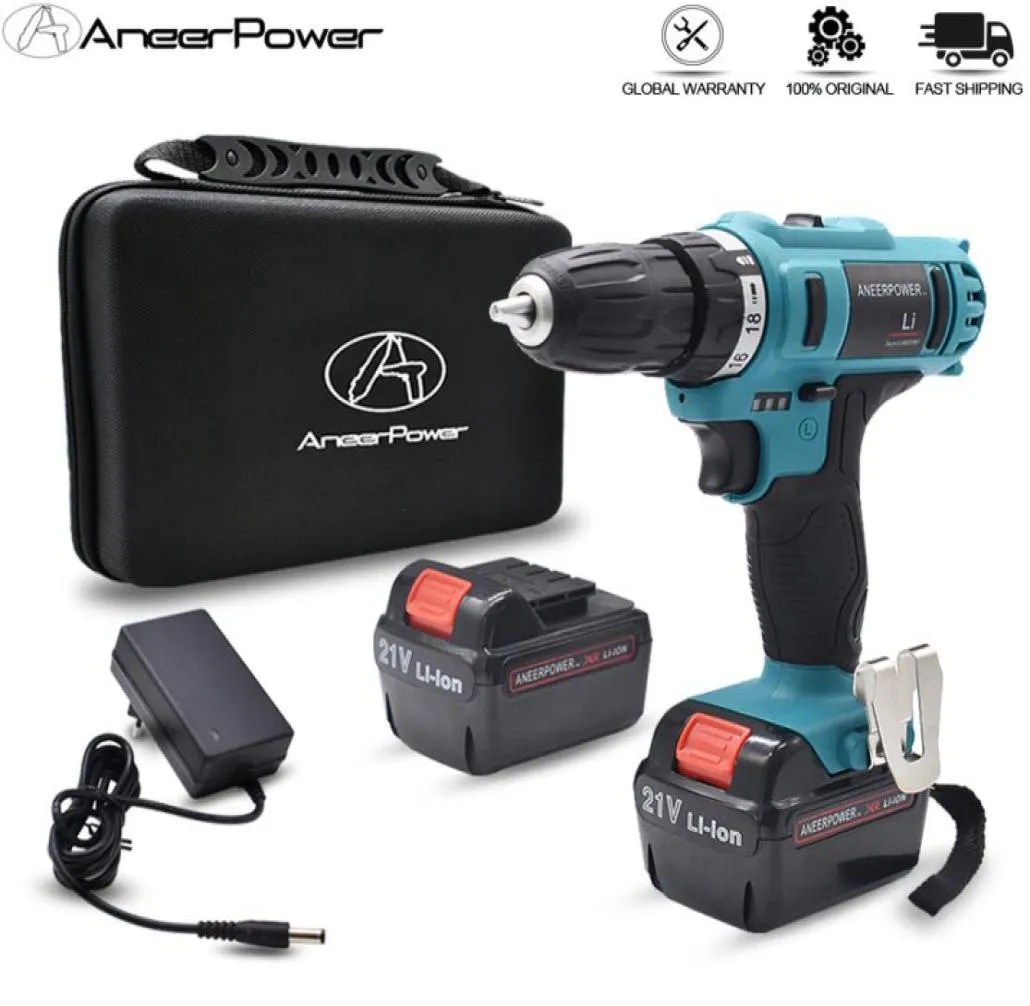 21V Electric Screwdriver Batteris skruvmejsel Mini Power Tools Electric Borrlösa borr av hög kvalitet 1500 mA batterikapacitet T6808428