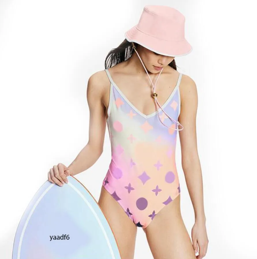 Projektant stroju kąpielowego Summer Womens Szybkieży plażę seksowną 1v High-end bikini moda kobiety noszą S-xl