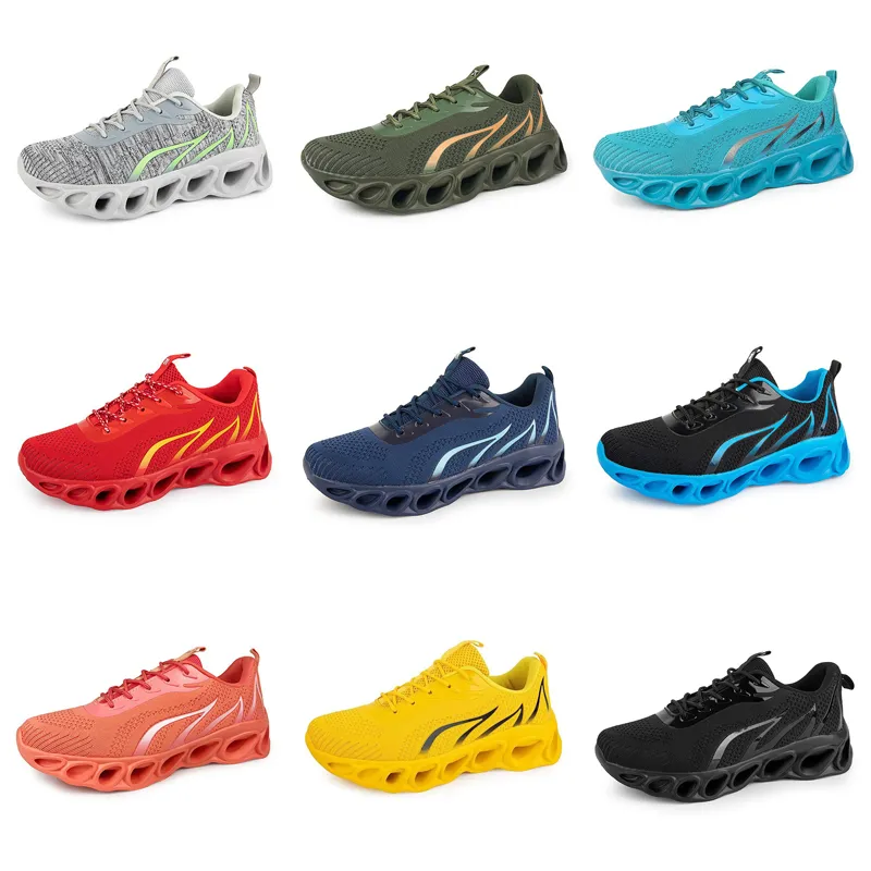 2024 hommes Femmes Gai Chaussures de running Platform Shoes One Black Navy Blue Blue Light Yellow Mens Trainers Sports Outdoor Sneaker