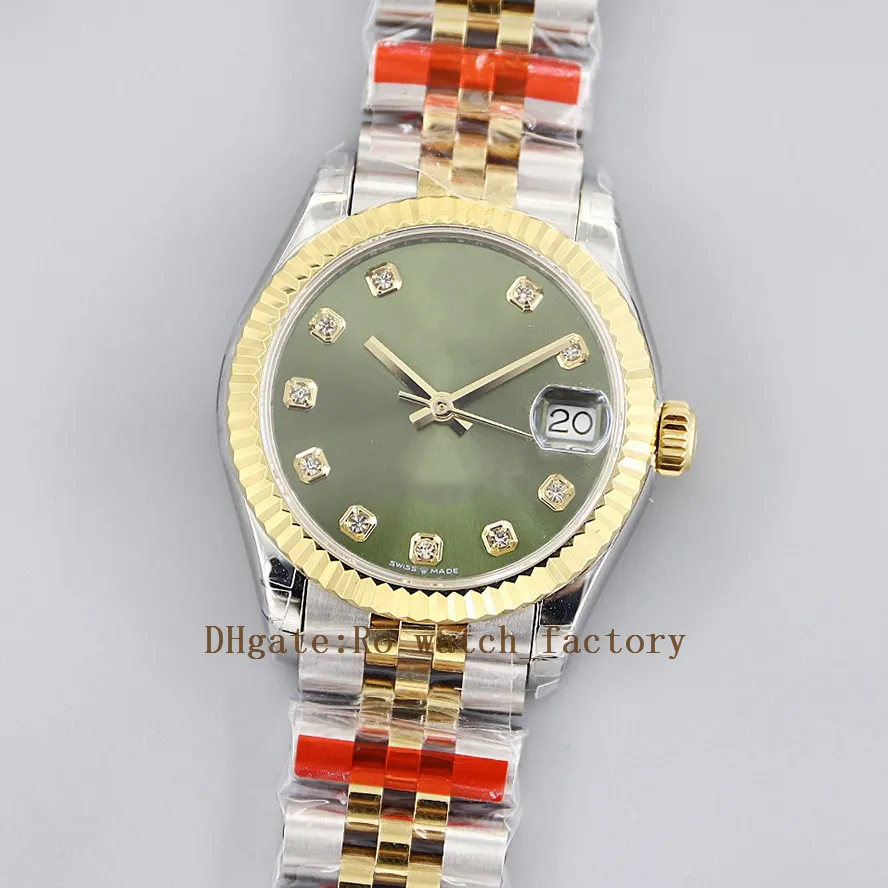 Tw Factory Ladies Wathes Women 31mm 279171 Diamond Dial 904L Steel Bracelet 2824 Automatic Wristwatches Sapphire Waterproof Watch