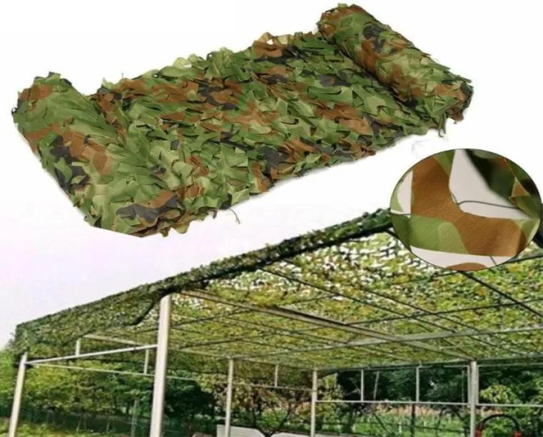 3x5m Woodland Camo Netting Camouflage Net Integritetsskydd Kamouflaget för utomhuscamping Forest Landscape4705771
