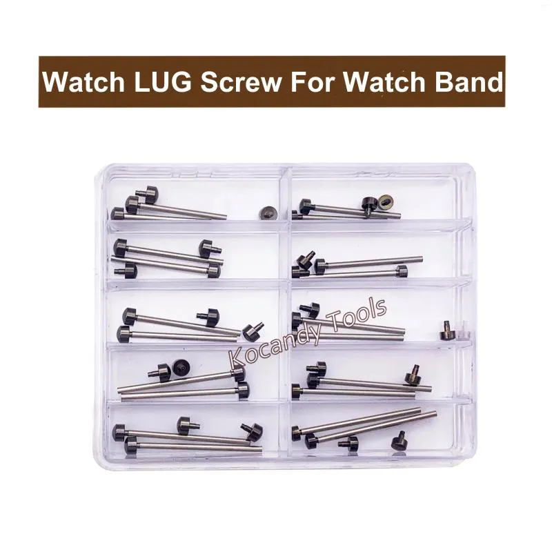 Watch Repair Kits Black And Gold Colour Band Screw Pins For Watchmaker Parts LUG Set Big Size