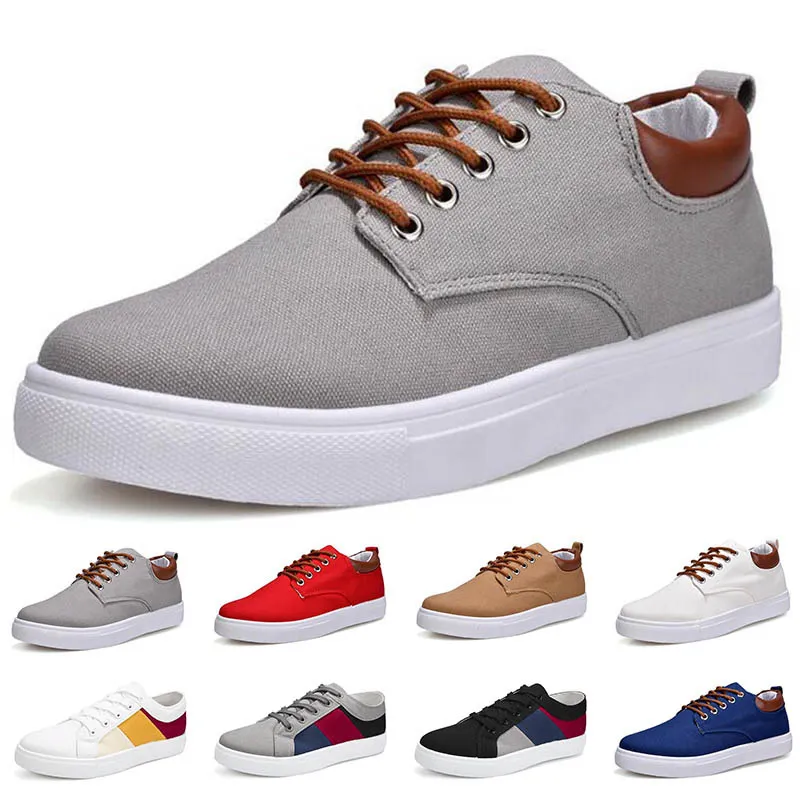 Running Shoes spring autumn summer grey green white mens low top breathable soft sole shoes flat sole men GAI--21
