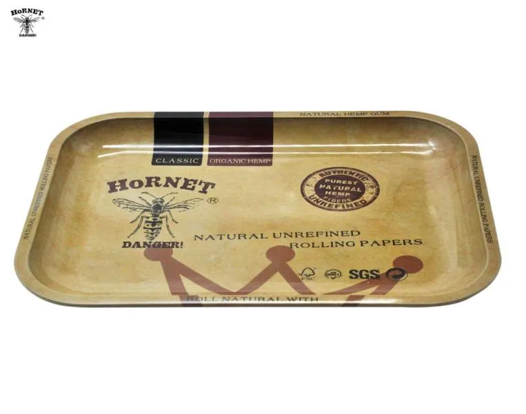 Hornet Big Size Tray 30522525CM Herb Tobacco Rolling Tray Length Handroller rökning Tillbehör Rolling Machine2716462