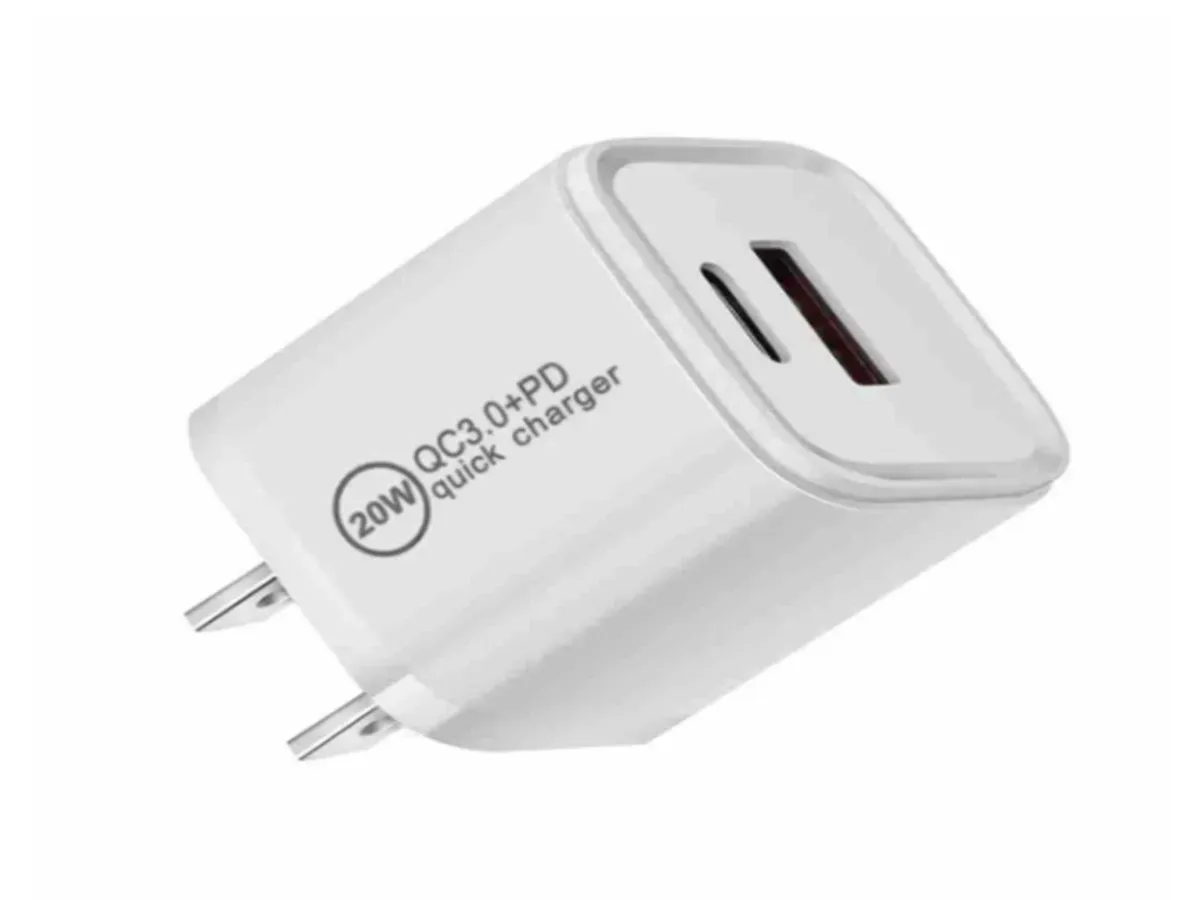 Szybka ładowarka USB typu C Dualne porty PD Szybkie ładowanie dla iPhone 11 12 Pro z QC 4.0 3.0
