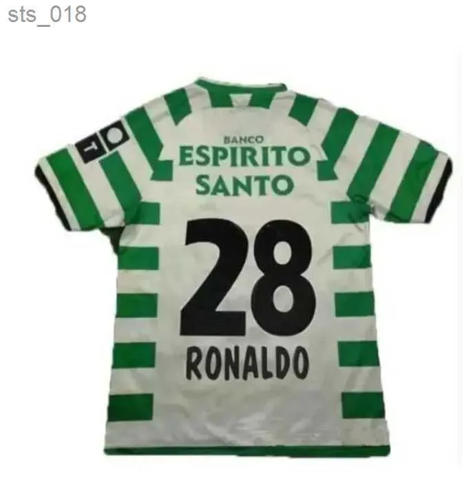 Maillots de football 01 maillots de football rétro Marius Niculae Pinto 2001 2003 2004 C.RONALDO maillots de football classiques vintage hauts Sporting CPH243415