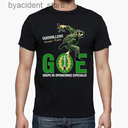 Erkek tişörtleri gerillero Semper Fidelis. Coe Company Operaciones especiales t-shirt. Yaz pamuk o yaka kısa kollu erkek tişört yeni s-3xl l240304