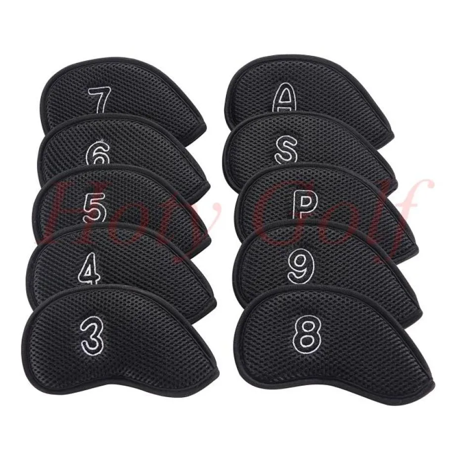 10PcsSet Golf Net hole Iron Club Head Cover Iron Cover Head Protector Case Headcovers8994509