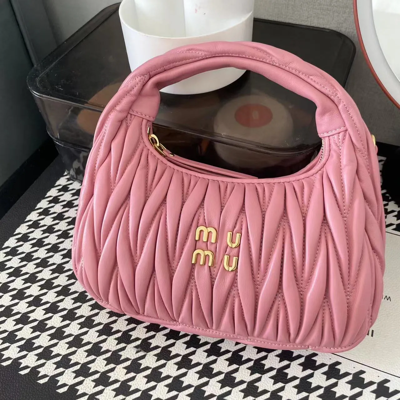 7A Qualität Herren Designer Miui Wander Handtaschen Matelasse Miu Mini Unterarm Damen Luxus Totes Clutch Bag klassische Geldbörse Umhängetasche Lederriemen Satchel Umhängetasche