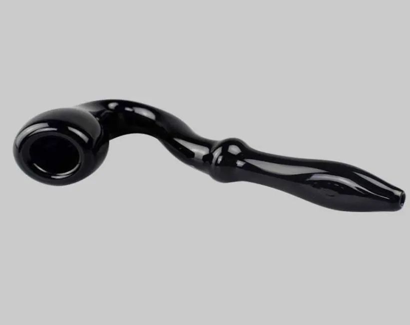 Pipes pour fumer Black Sherlock a un grand bol rond et un cercle de 6quot long pipe9714585