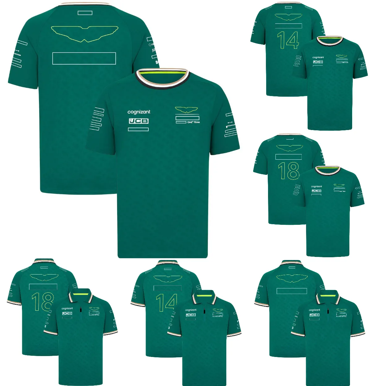 F1 2024 Team Driver T-shirt Formel 1 Officiell racingdräkt T-shirt F1 Polo Shirt 14 och 18 förare överdimensionerade T-shirts Jersey Men Tops